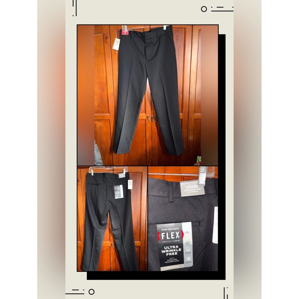 Van Heusen Men's Formal Black Trousers #1670